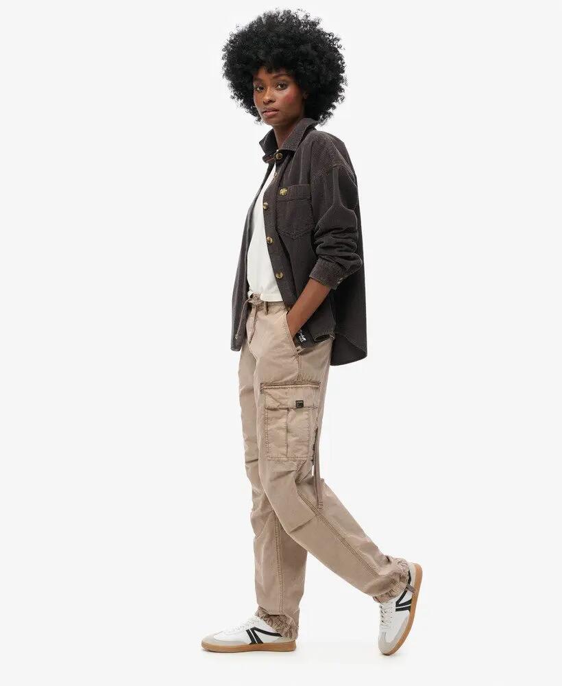 superdry Low Rise Para Cargo mulher — Cinder, tamanho 32 4/7