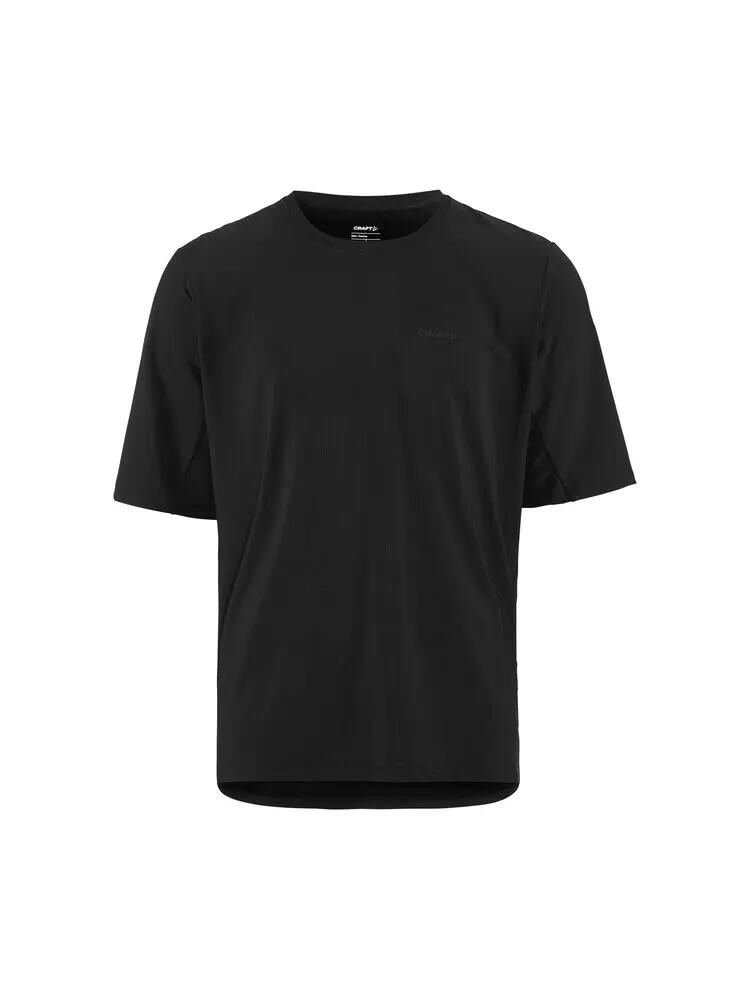 craft Everyday XT SS Jersey M — Maglia bici nera, vestibilità ampia 1/7