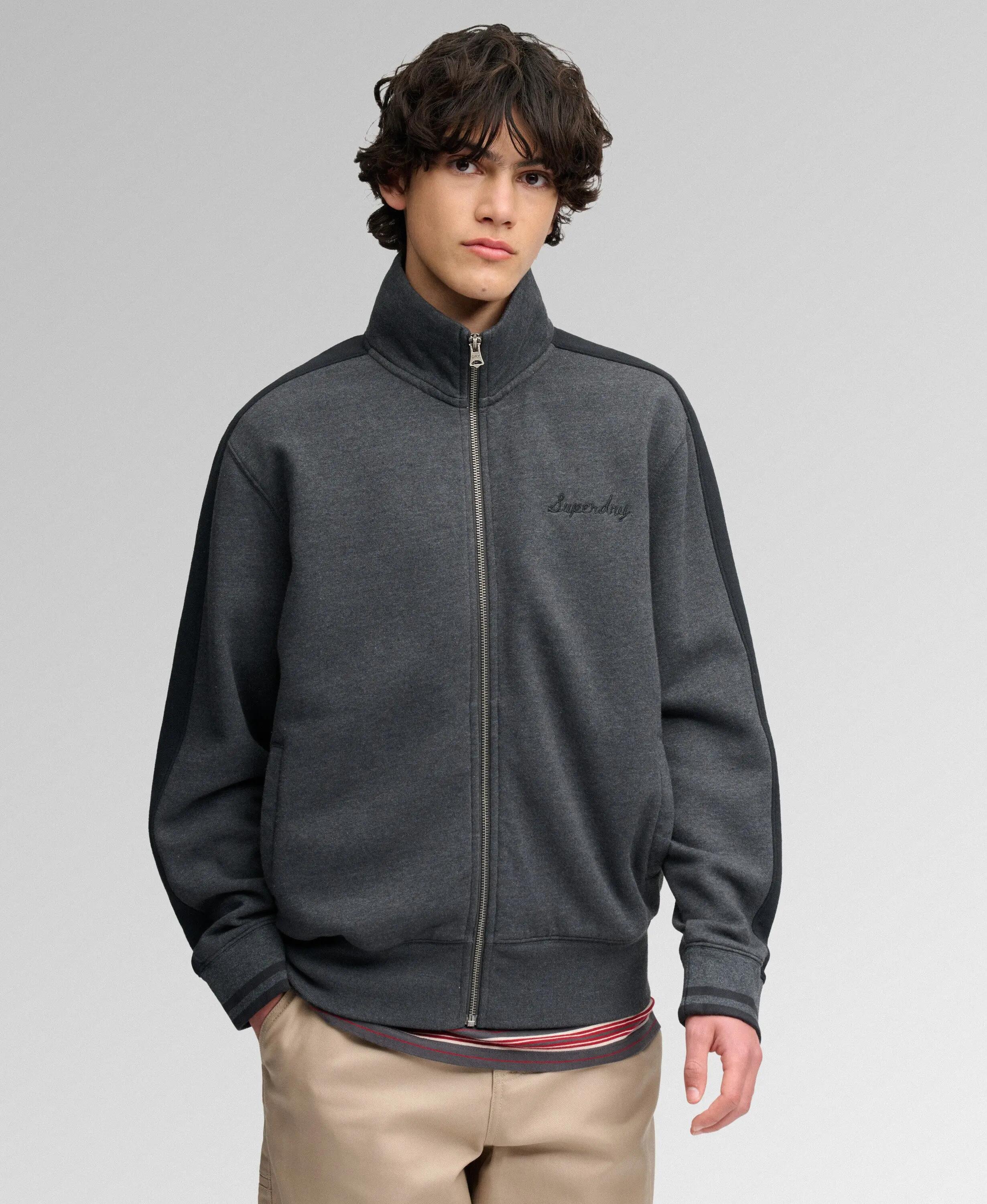 superdry Satin Applique Track Top — aplicação bordada nas costas 2/7