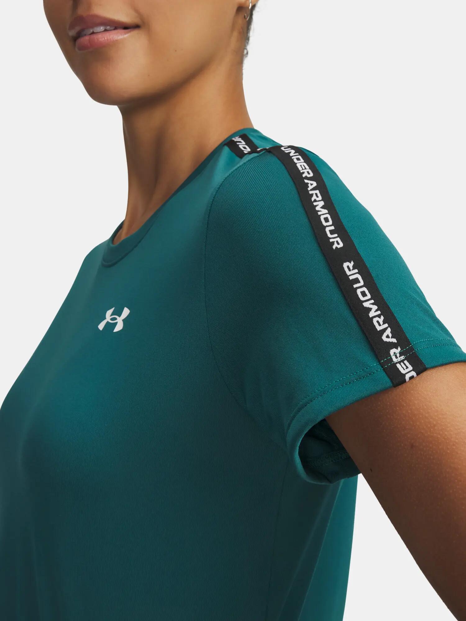 Koszulka treningowa damska Under Armour Tech Wordmark Tape 3/3