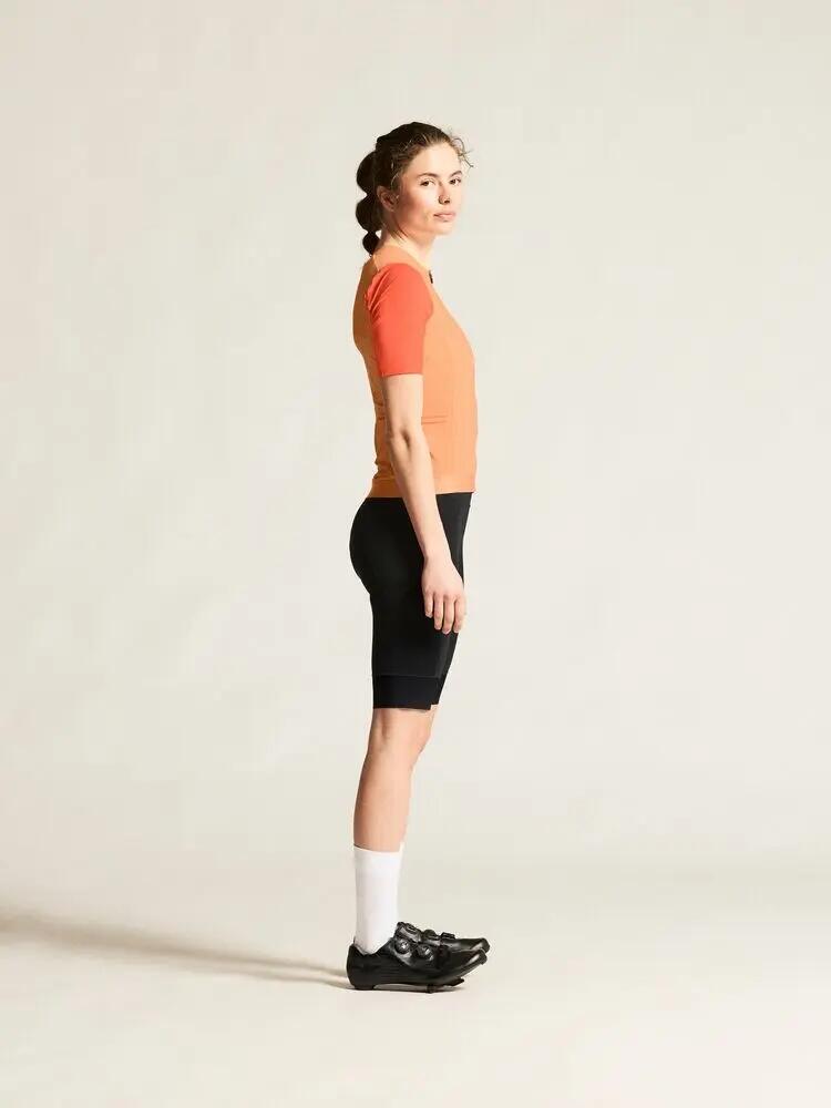 craft Endur Training Jersey W - Camisola de ciclismo elástica Apricot/Pink 5/7