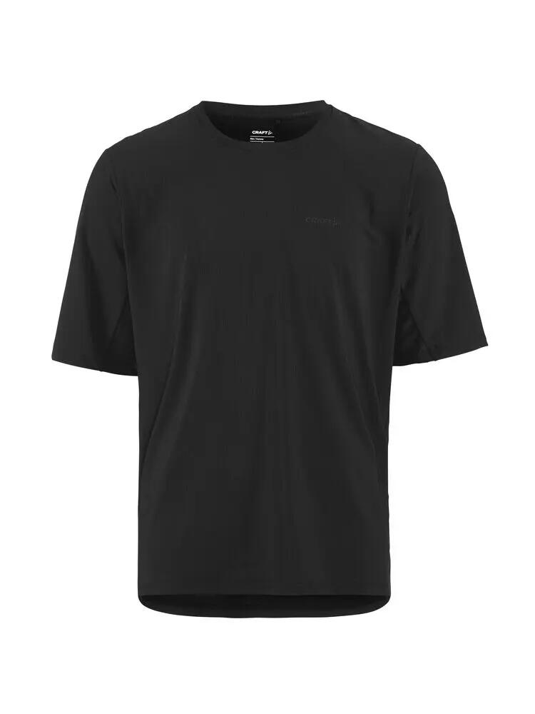 craft Everyday XT SS Jersey M — Maglia bici nera, vestibilità ampia 2/7
