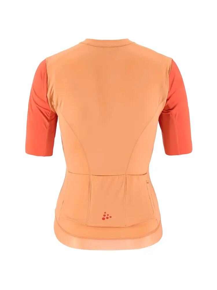 craft Endur Training Jersey W - Camisola de ciclismo elástica Apricot/Pink 2/7