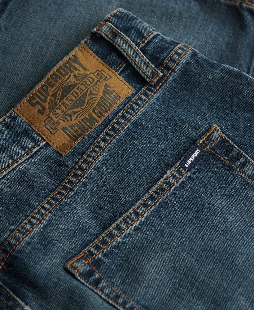 superdry Vintage Straight Shorts em Viper Vintage Indigo 6/7