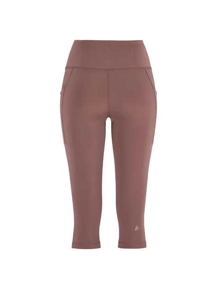 craft Essence Capri 3 W — capri técnica com cintura larga e bolsos 4/4