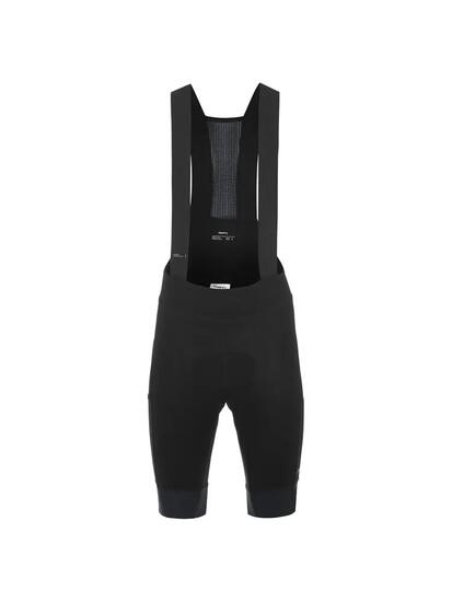 craft Endur Cargo Bib Shorts C1 W – Cargo bib short zwart met C1-zeem