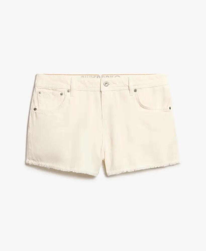 superdry Short Mid Rise Denim em algodão biológico 7/7