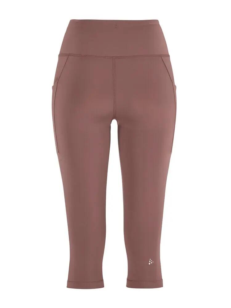 craft Essence Capri 3 W — capri técnica com cintura larga e bolsos 3/4