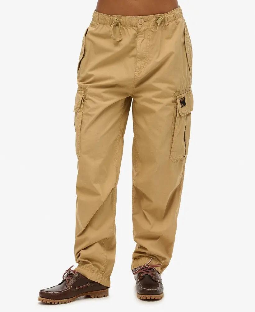 superdry Baggy Parachute Pant feminino — 100% algodão, corte amplo 2/5