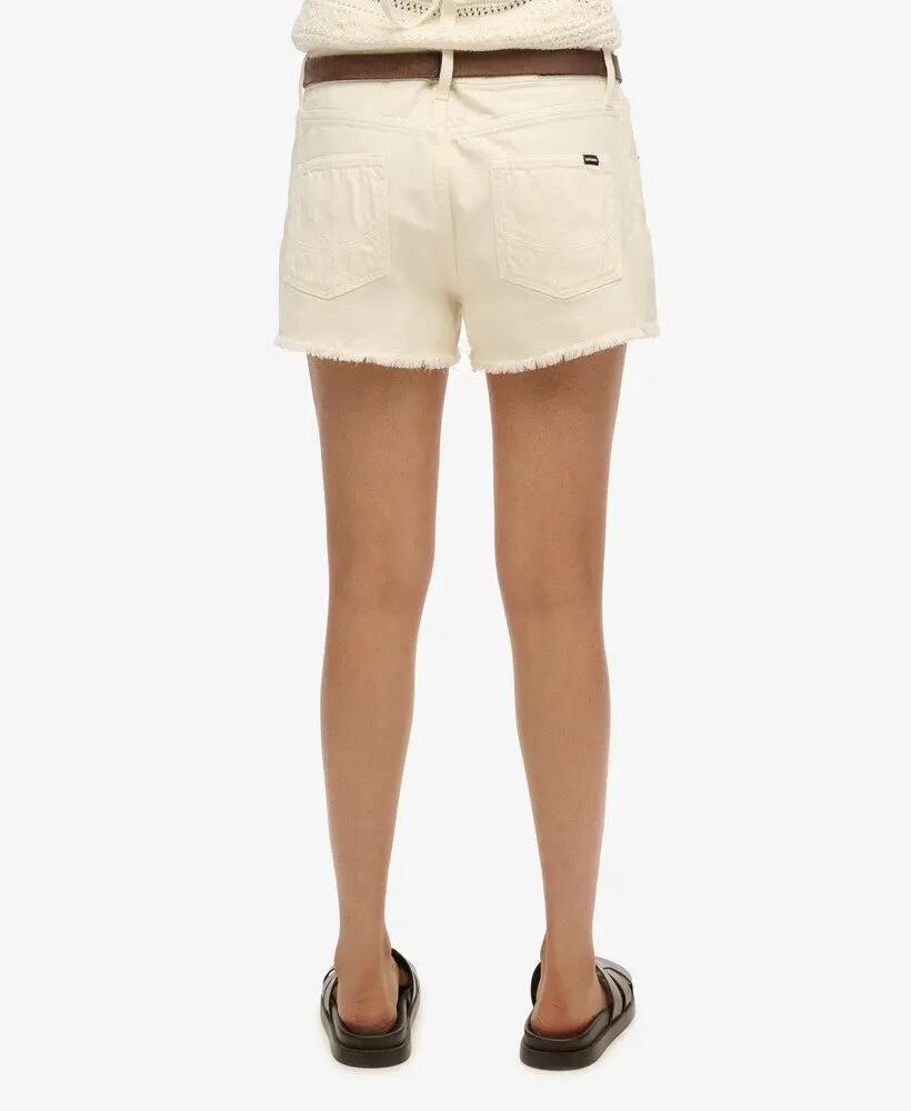superdry Short Mid Rise Denim em algodão biológico 3/7