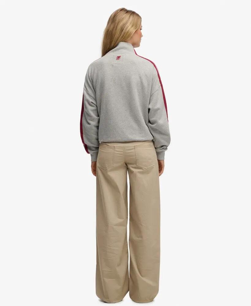 superdry Mid Rise Baggy Chino — vestibilità ampia, vita media 6/7