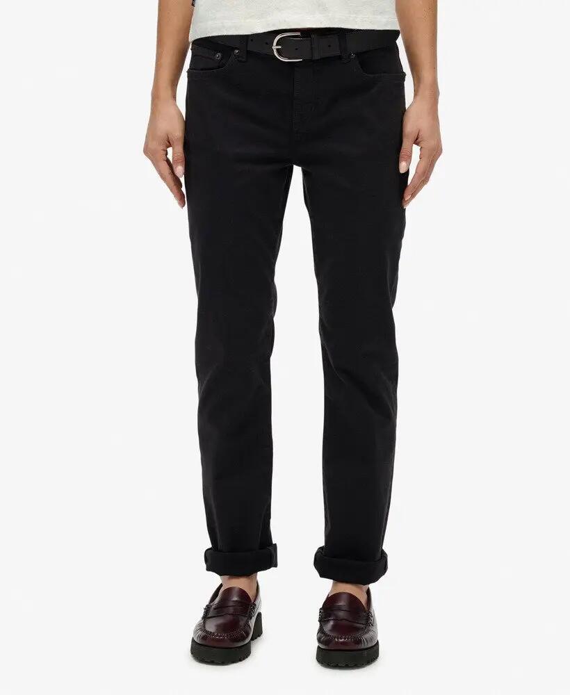 superdry Pantalon Slim Sateen taille mi-haute — Coupe ajustée 4/7