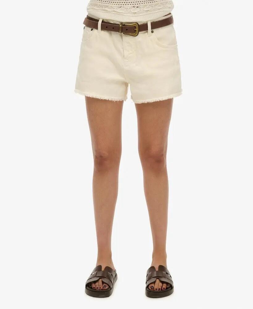 superdry Short Mid Rise Denim em algodão biológico 2/7