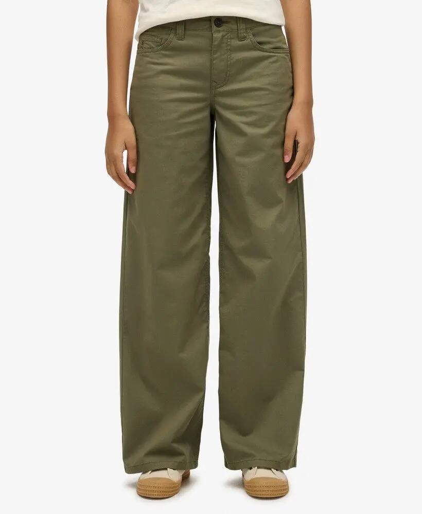 superdry Mid Rise Baggy Chino – Ajuste largo 3/7