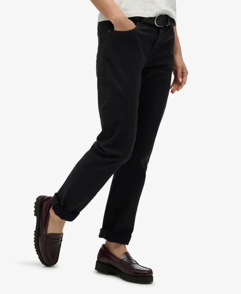 superdry Pantalon Slim Sateen taille mi-haute — Coupe ajustée 2/7