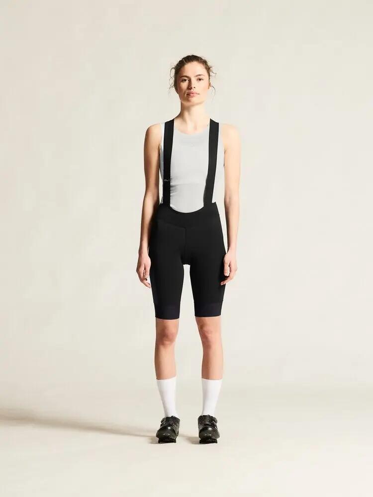 craft Endur Cargo Bib Shorts C1 W — Dames cargo bib zwart met C1 zeem 2/7