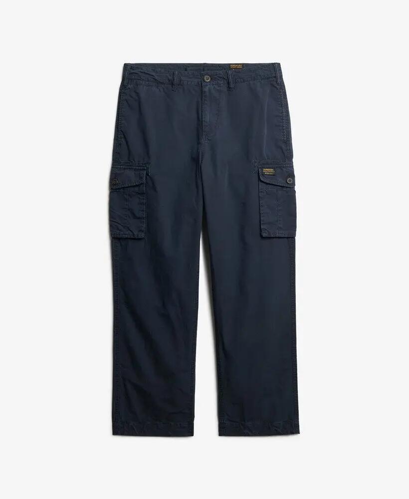 superdry Parachute Light Cargo Pant em algodão – ECLIPSE NAVY 7/7