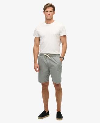 Superdry essentials walk short — 100% katoen, heren m, olive green