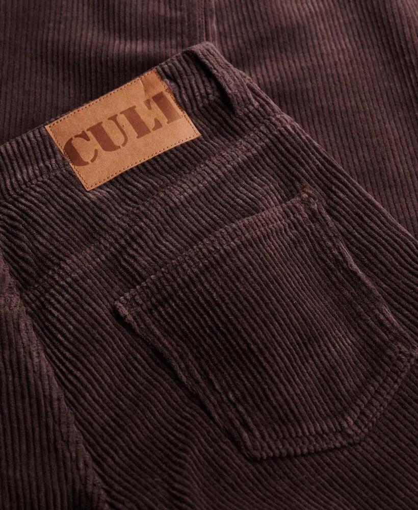 superdry Pantaloni Mid Rise Baggy Jumbo in Velluto a Coste – Fit Wide 7/7