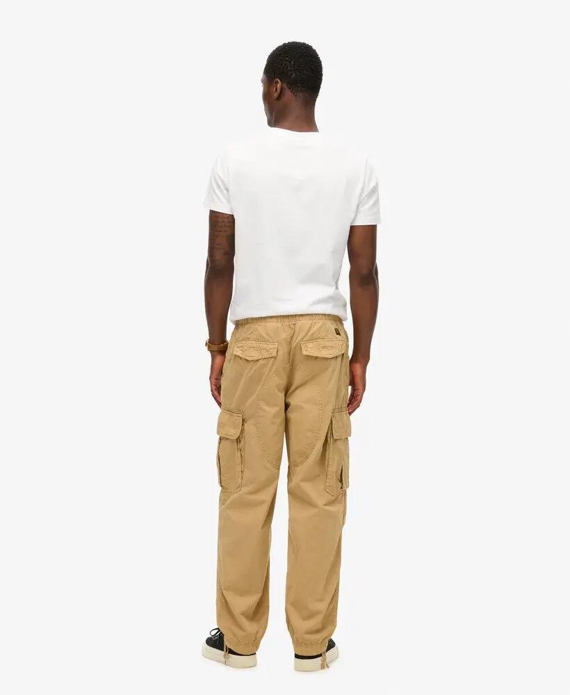 superdry Calças Baggy Parachute – Corte largo, Dress Beige 5/7