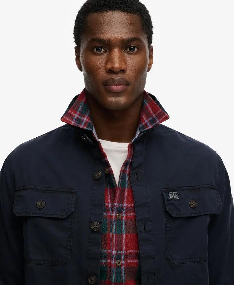 superdry Two Pocket Overshirt en coton — coupe relaxed 5/7