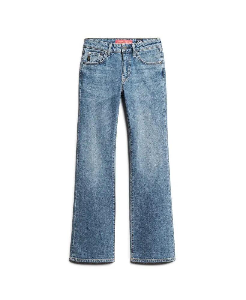 superdry Jeans slim flare mid rise em algodão biológico 6/6