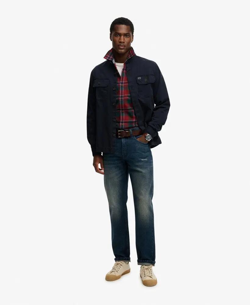 superdry Two Pocket Overshirt en coton — coupe relaxed 4/7