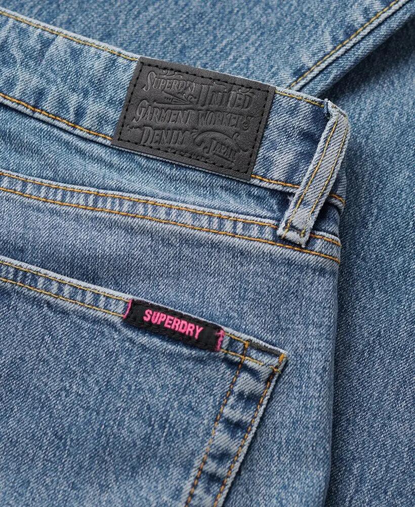 superdry Jeans slim flare mid rise em algodão biológico 5/6