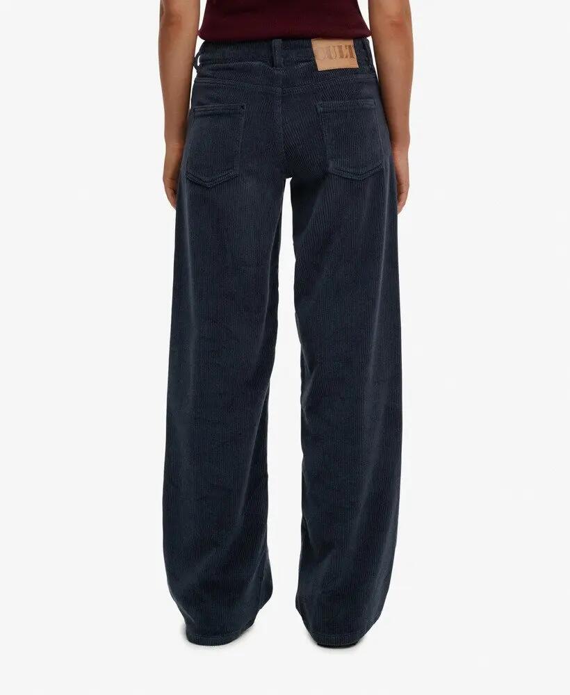 superdry Calças Mid Rise Baggy Jumbo em corduroy 4/7