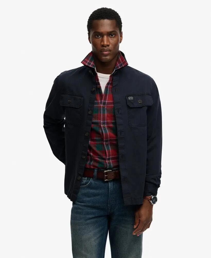 superdry Two Pocket Overshirt en coton — coupe relaxed 3/7