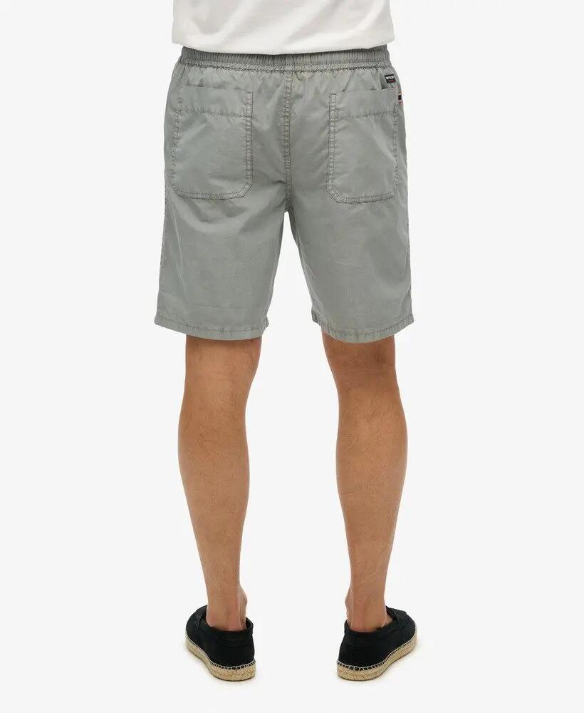 superdry Essentials Walk Short in cotone grigio 3/7