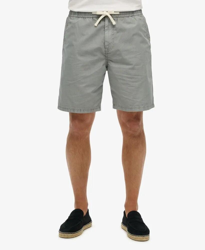 superdry Essentials Walk Short in cotone grigio 2/7