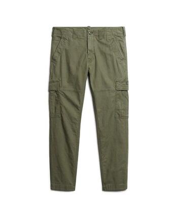 superdry Core Cargo Pants — Washed Black, tapered Fit