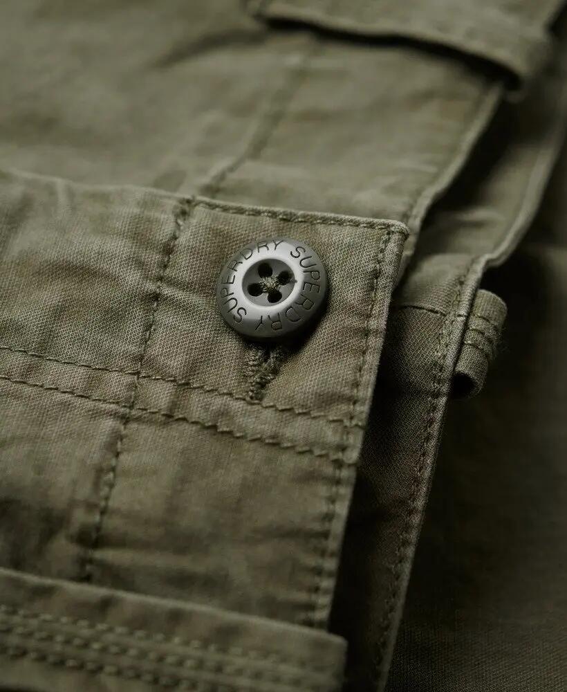 superdry Core Cargo Pants nero/paillettes oro - vestibilità affusolata 5/6