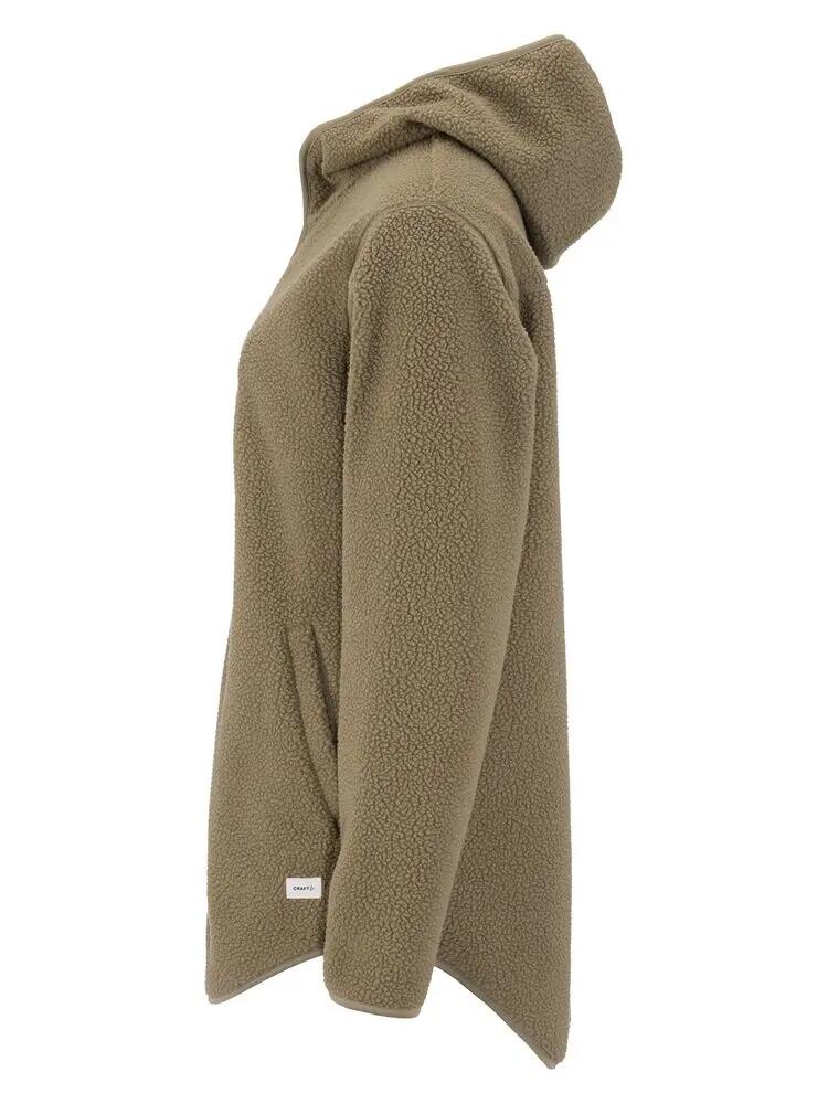craft Join Pile FZ Hood W Taupe - 100% poliéster reciclado 3/7