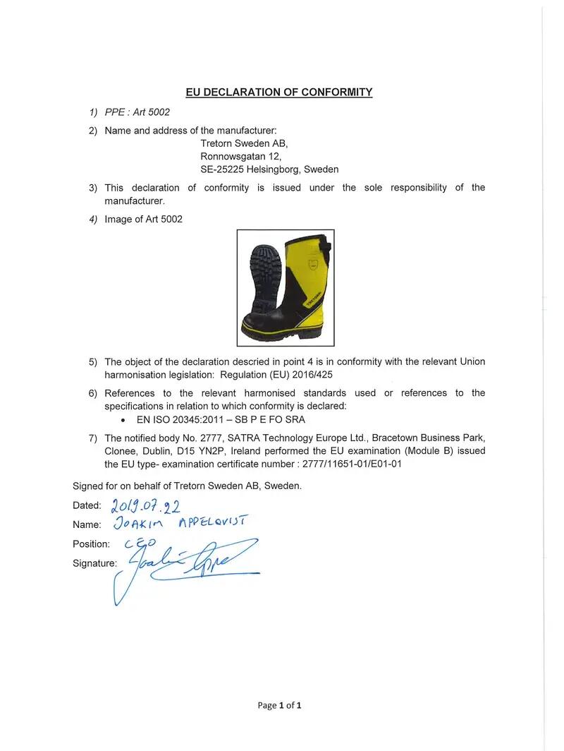 outdoor_tretorn SPIKTRAMP PRO bottes en caoutchouc résistantes à la pénétration 6/6