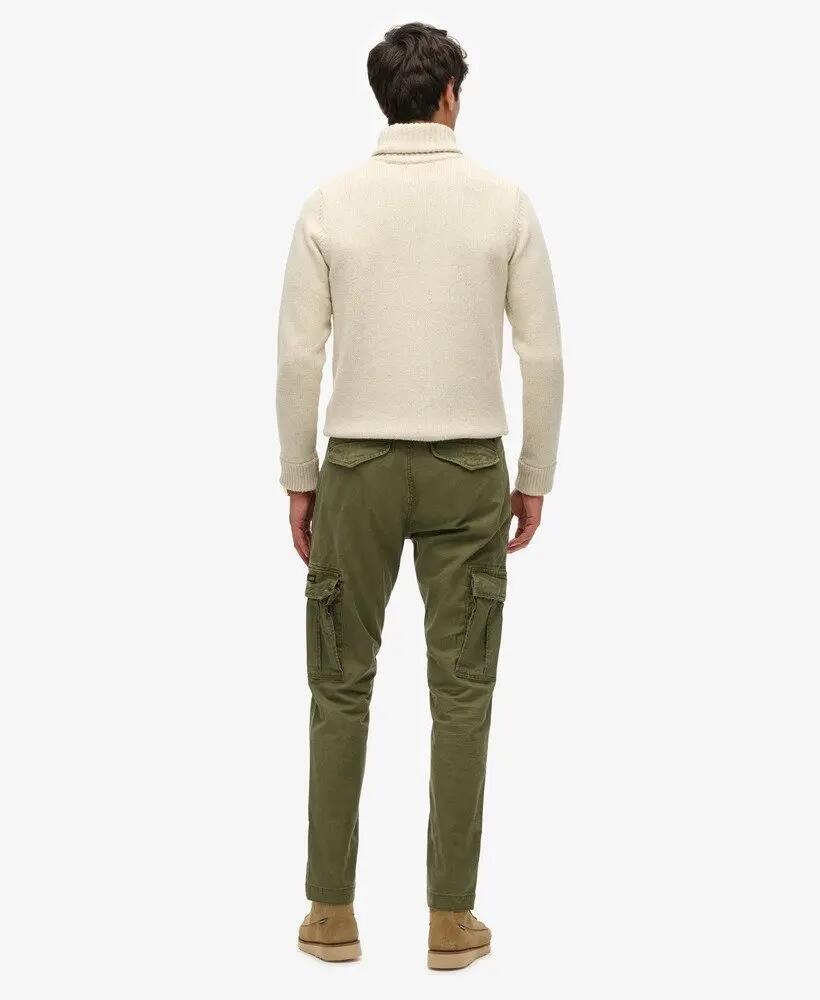 superdry Core Cargo Pants nero/paillettes oro - vestibilità affusolata 4/6