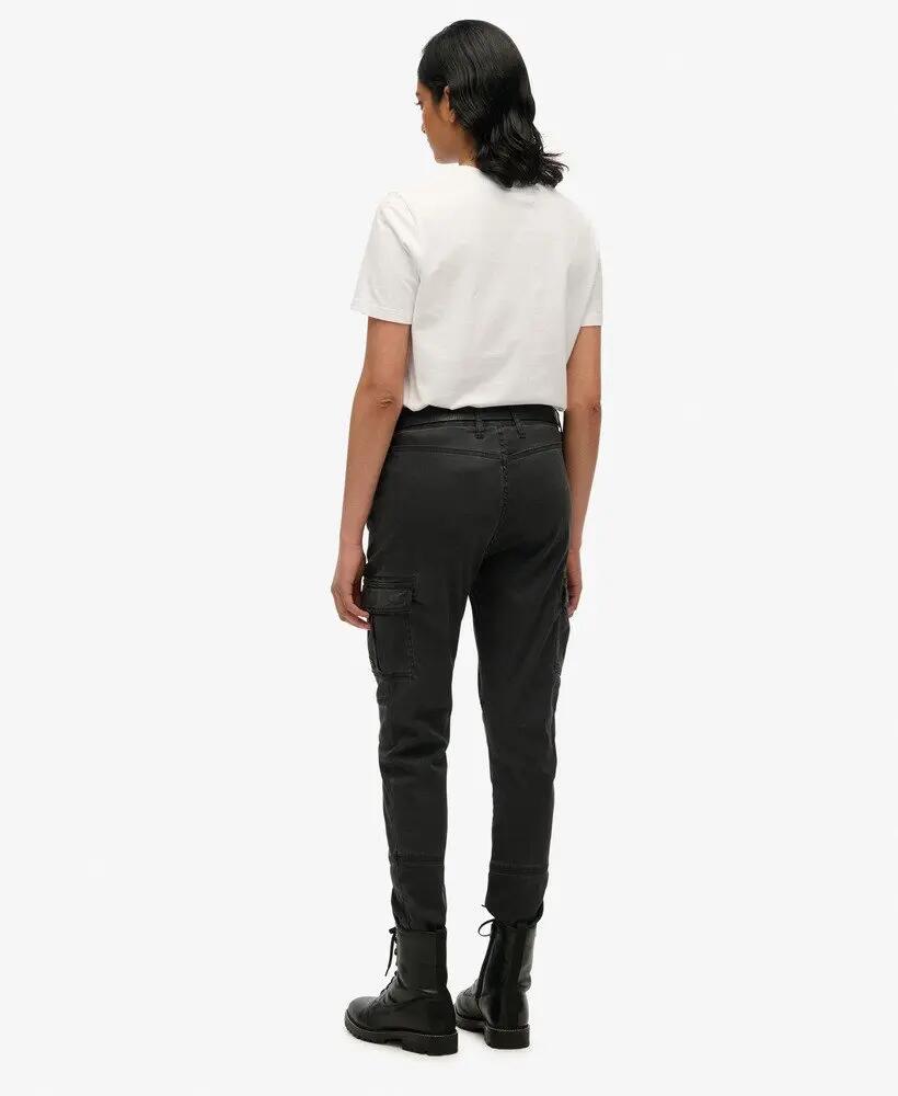 superdry Pantalón Cargo Skinny Fit Washed Black 5/5