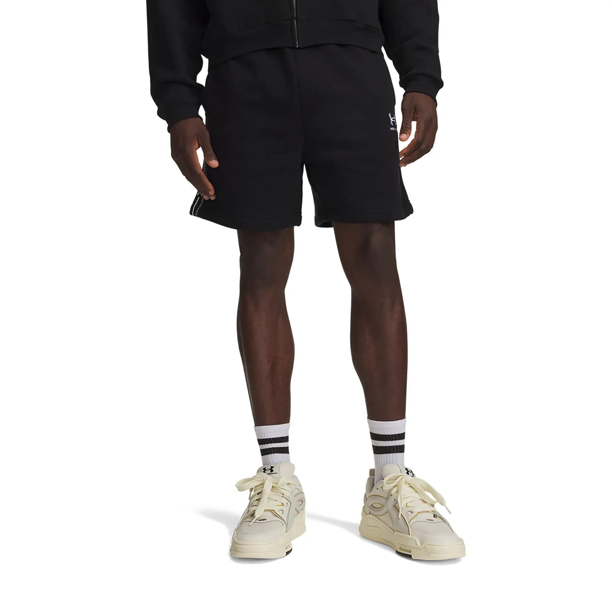 Heren short Under Armour Icon Fleece Taped Shorts 5/5