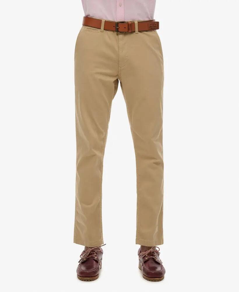 superdry Officers Slim Chino Trousers — chino slim em algodão elástico 4/5