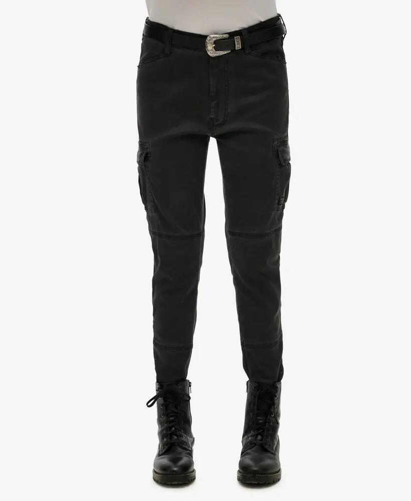 superdry Pantalón Cargo Skinny Fit Washed Black 3/5