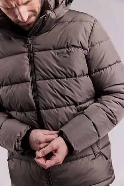 sebago Jasper Puffer Jacket beige, doudoune pour homme 7/7