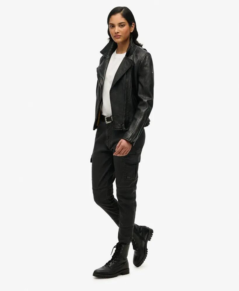 superdry Pantalón Cargo Skinny Fit Washed Black 2/5