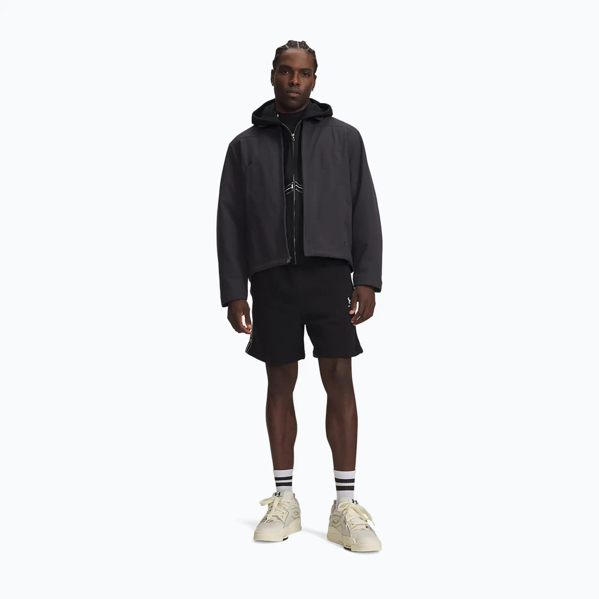 Heren short Under Armour Icon Fleece Taped Shorts 2/5
