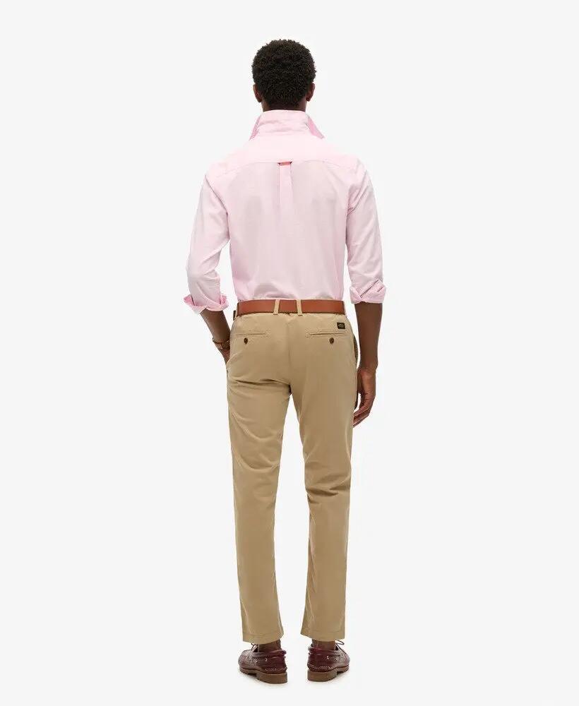 superdry Officers Slim Chino Trousers — chino slim em algodão elástico 2/5