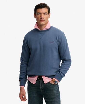 superdry Essential Logo Crew Sweatshirt – locker sitzender Sweat mit Logo –