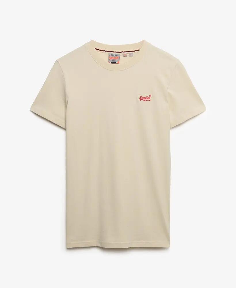 superdry Camiseta Essential Logo Slim Fit – 100% Algodón Orgánico Birch/Red 7/7
