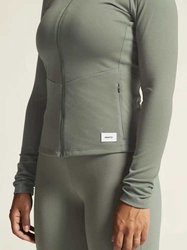 craft Collective Zip Sweater W – Trui met rits van gerecycled polyester 6/7
