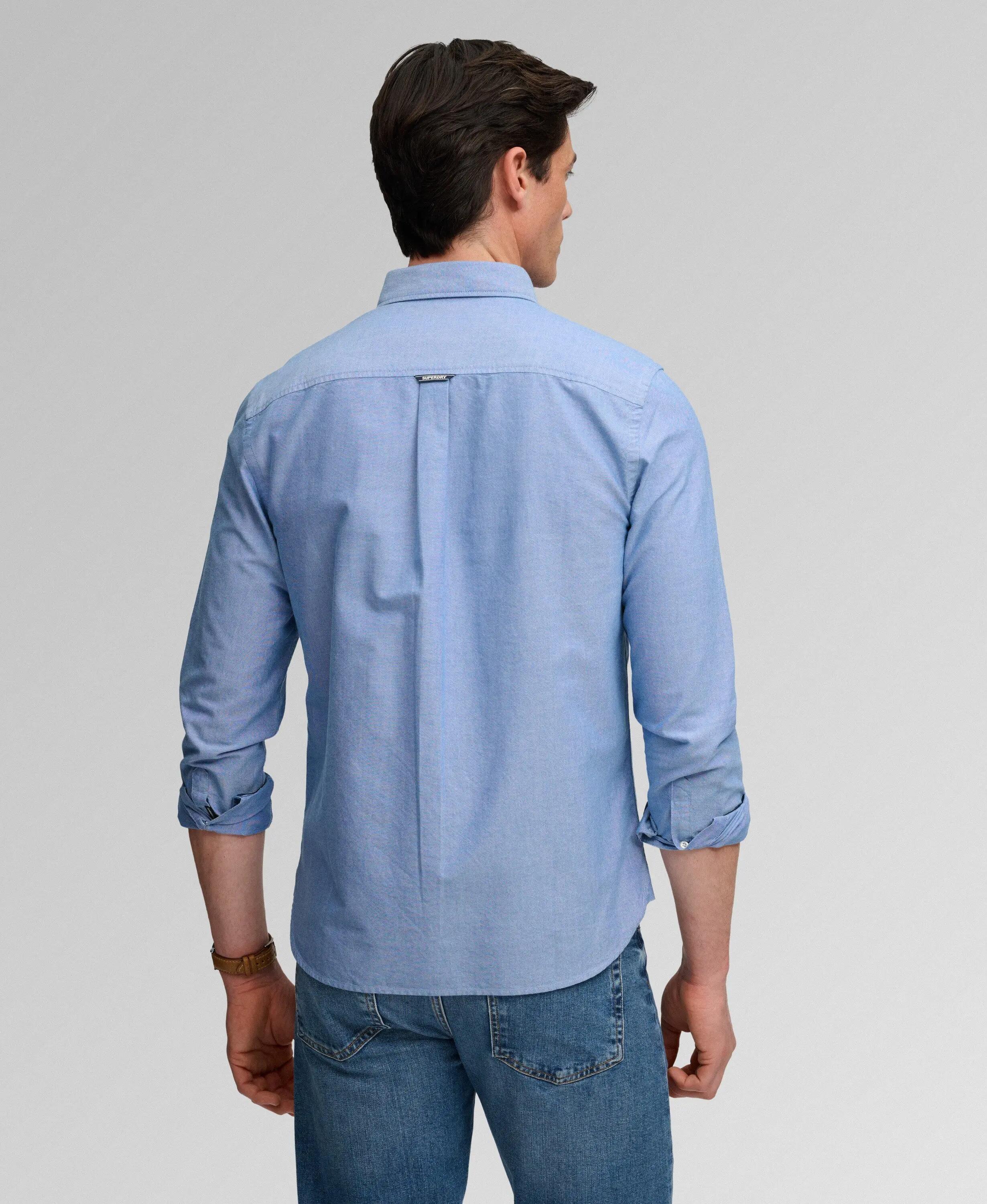 superdry Camisa Classic Oxford manga comprida em algodão biológico 5/5