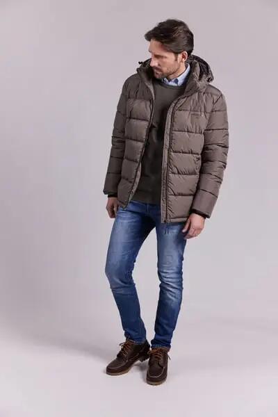 sebago Jasper Puffer Jacket beige, doudoune pour homme 2/7
